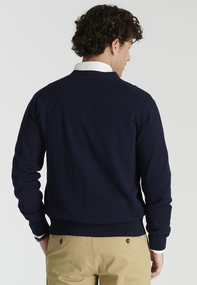 CÁRDIGAN HOMBRE NEW MAN AZUL MARINO BOIRO HERITAGE NAVY - 4