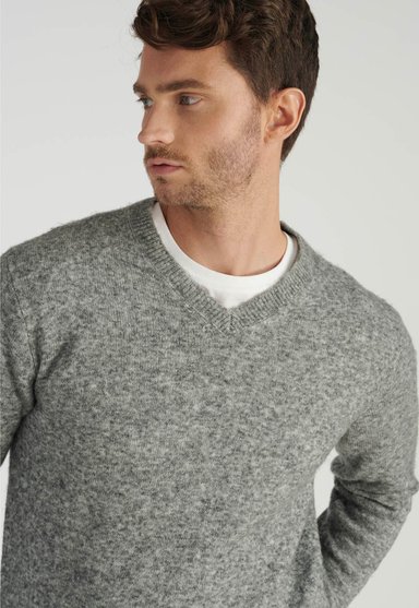 SWETER SEBASTIAN AVANT-GARDE DK GREY MELANGE - 3
