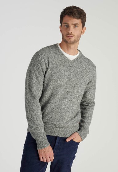 SWETER SEBASTIAN AVANT-GARDE DK GREY MELANGE - 5