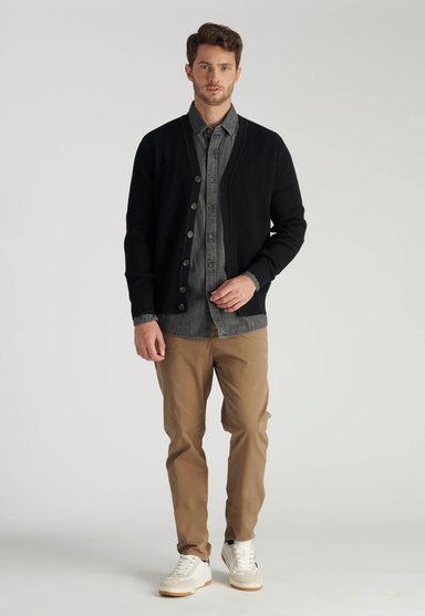 CARDIGAN OVIEDO HERITAGE BLACK - 2