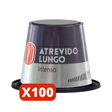 CAFÉ CARIBE CAJA 100 CAPSULAS ATREVIDO LUNGO COMPATIBLES NESPRESSO - 1