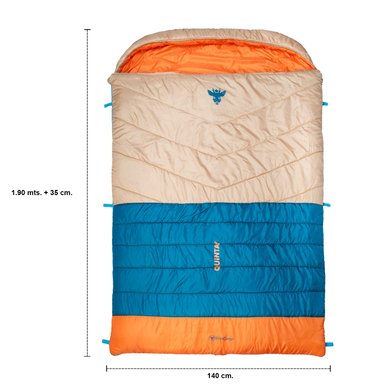 SACO DE DORMIR DOBLE QUINTAY XL BOSSCAMP - 4