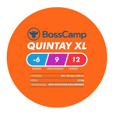SACO DE DORMIR DOBLE QUINTAY XL BOSSCAMP - 7