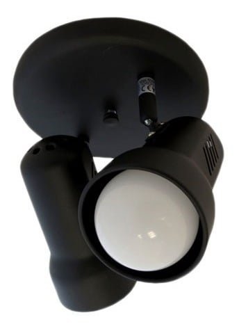 PLAFÓN BYP R63 NEGRO - 1