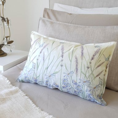 FUNDA COJÍN 50X30 ESTAMPADA JARDÍN LAVANDA - 2