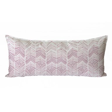 FUNDA COJÍN ESTAMPADO 40X90 ESPIGAS ROSA VIEJO XL - 1