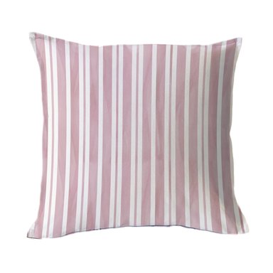 FUNDA COJÍN ESTAMPADO 45X45 FRANJAS ROSA - 1