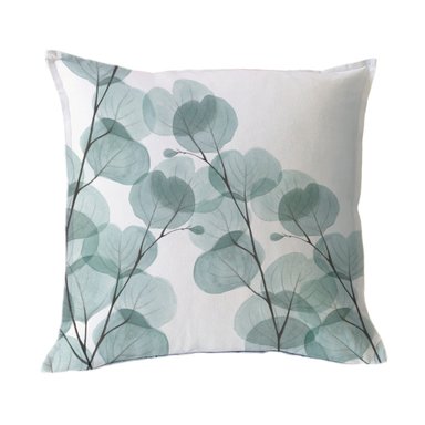 FUNDA COJÍN ESTAMPADO 45X45 EUCALIPTOS - 1