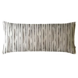 FUNDA MARGARITA SCHEEL PARA CASA ALVARINHO COJÍN MARISA ABSTRACTO LINEAL XL GRIS - 1