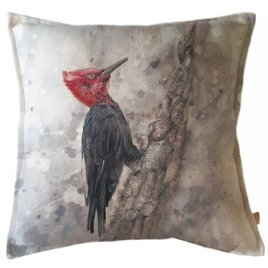 FUNDA COJÍN MARGARITA SCHEEL PARA CASA ALVARINHO MARISA CARPINTERO 45 X 45 CM NEGRO - 1