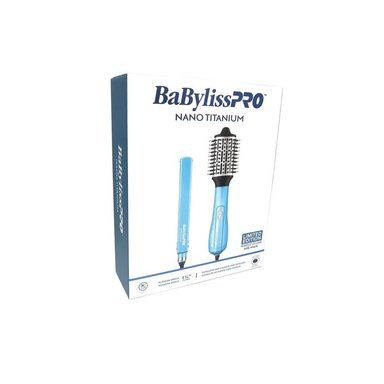 KIT BABYLISS PLANCHA 2091 CEPILLO SECADOR VOLUMINIZADOR 64MM - 1