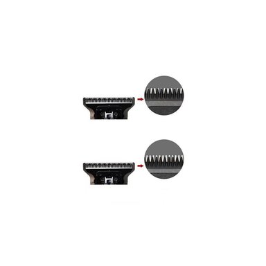 COMBO KEMEI PROFESIONAL DE CORTADORA KM 2296 Y PATILLERA KM 2299 - 6