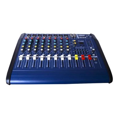 CONSOLA POWER MIXER 8CH BLUETOOTH + USB UKS-8USB MEKSE - 1