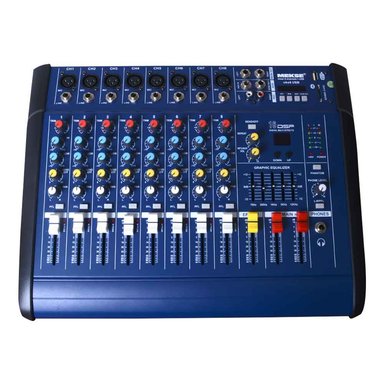 CONSOLA POWER MIXER 8CH BLUETOOTH + USB UKS-8USB MEKSE - 2