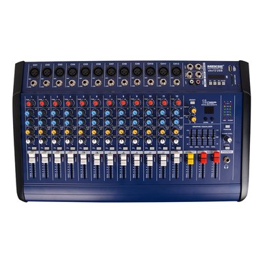 CONSOLA POWER MIXER 12CH BLUETOOH+ USB UKS-12USB MEKSE - 1