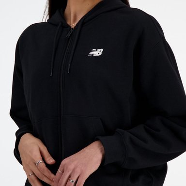 POLERON MUJER NEW BALANCE NEGRO - 4