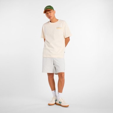 POLERA LIFESTYLE HOMBRE NEW BALANCE INTELLIGENT CHOICE BEIGE - 4