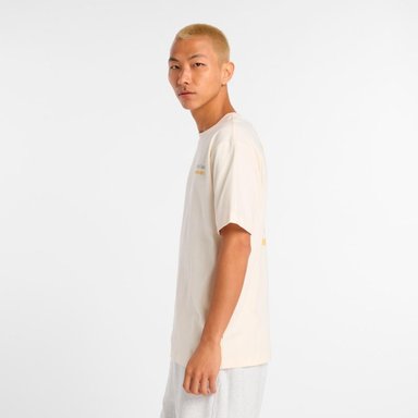 POLERA LIFESTYLE HOMBRE NEW BALANCE INTELLIGENT CHOICE BEIGE - 5