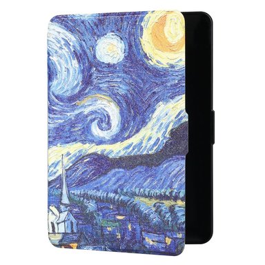 FUNDA + LÁMINA PARA KINDLE PAPERWHITE 4/998 NOCHE ESTRELLADA - 2