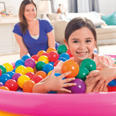 PELOTAS INTEX ENTRETENIDAS 8 CM 100 UNIDADES FUN BALLZ - 3