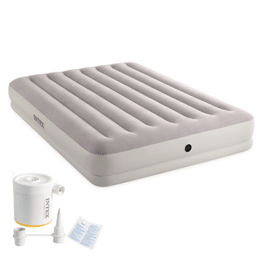 COLCHÓN INFLABLE INTEX 2 PLAZAS 152X203X30 CM PRESTIGE MID-RISE + INFLADOR USB150 - 1
