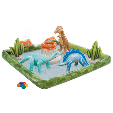 CENTRO ACTIVIDAD INFLABLE INTEX DINOSAURIOS JURASSIC ADVENTURE - 1