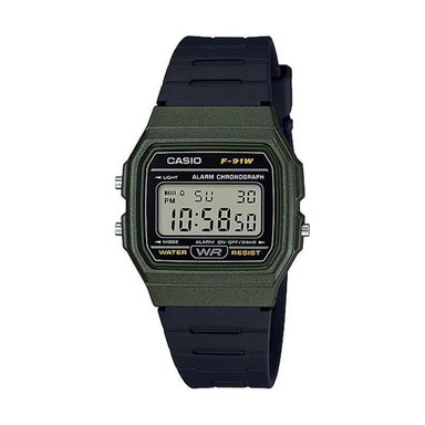 RELOJ CASIO UNISEX DIGITAL F-91WM-3A - 1