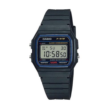 RELOJ CASIO UNISEX DIGITAL F-91W-1D - 1