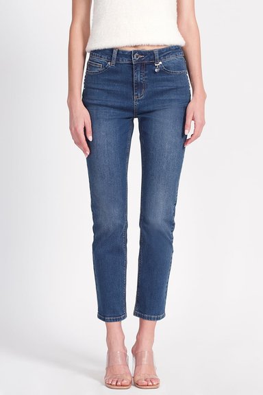 JEANS ALGODÓN MUJER LIOLA AZUL TACHAS - 3