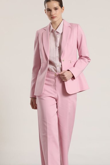 PANTALON ANCHO CROPPED LIOLA MUJER ROSA - 2
