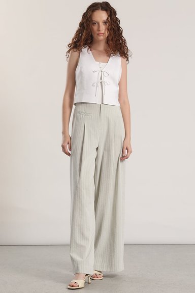 PANTALON ANCHO LIOLA MUJER GRIS - 6