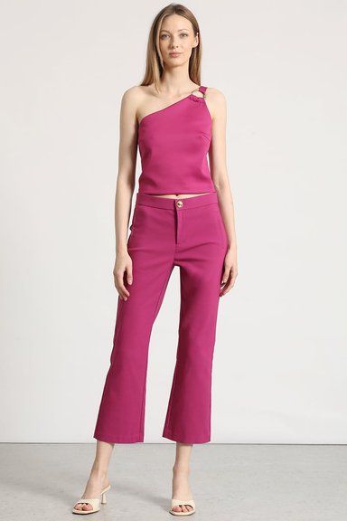 TOP ASIME TRICO HERRAJE LIOLA MUJER FUCSIA - 2