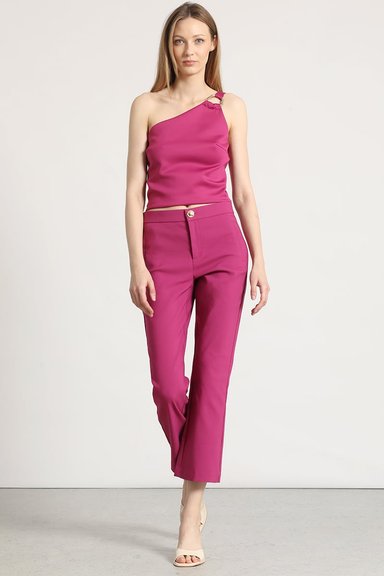 TOP ASIME TRICO HERRAJE LIOLA MUJER FUCSIA - 4