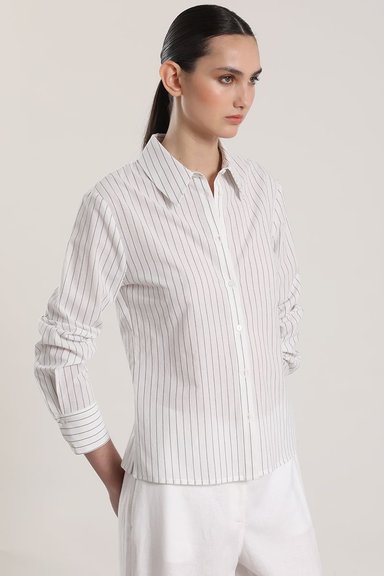 CAMISA ALGODON LIOLA MUJER CRUDO - 1