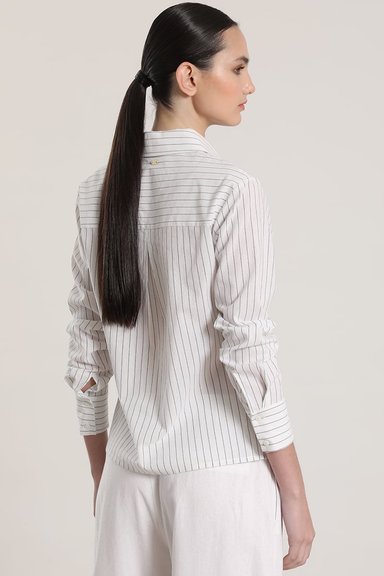 CAMISA ALGODON LIOLA MUJER CRUDO - 5