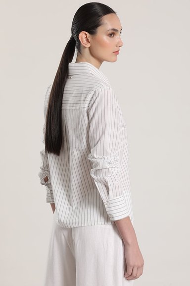 CAMISA ALGODON LIOLA MUJER CRUDO - 7