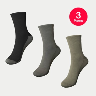 PACK X3 CALCETINES HOMBRE MIKE'S COBRE BAMBOO - 2