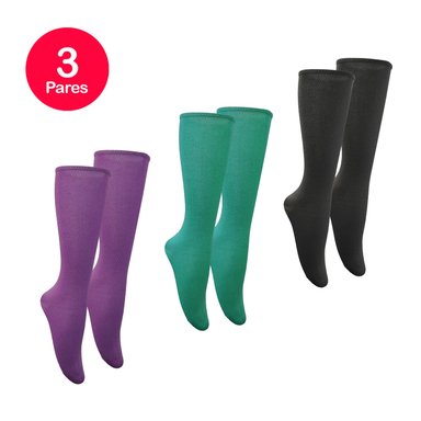 CALCETÍN MUJER BAMBOO DIABÉTICO MIKE`S PACK 3 - 3