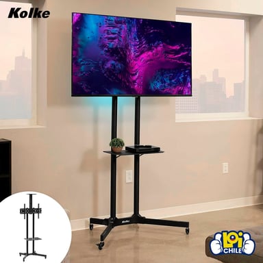 SOPORTE TV PIE MÓVIL KOLKE 30'' A 70'' INCLINACIÓN Y RUEDAS - 4