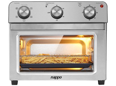 HORNO FREIDORA NAPPO 22L SIN ACEITE 1500W GRILL + ACCESORIOS - 1