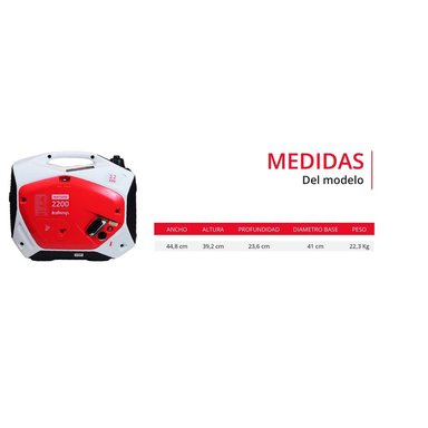 Generador Eléctrico Bencinero Watson 2200W Inverter - 10