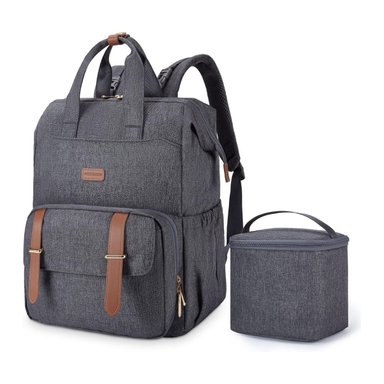 MOMMORE MOCHILA PARA EXTRACTOR DE LECHE PARA NOTEBOOK DE 15,6' - GRIS - 1