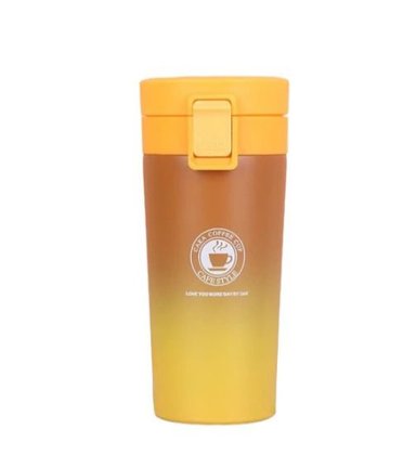 TERMO AGUA CALIENTE Y FRIA CAFE VASO TERMICO 375ML M - 1