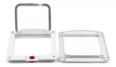 PUERTA ABATIBLE PARA PERROS GATOS PEQUEÑOS (PETDOORS). - 2
