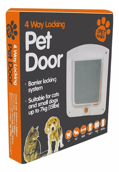 PUERTA ABATIBLE PARA PERROS GATOS PEQUEÑOS (PETDOORS). - 6