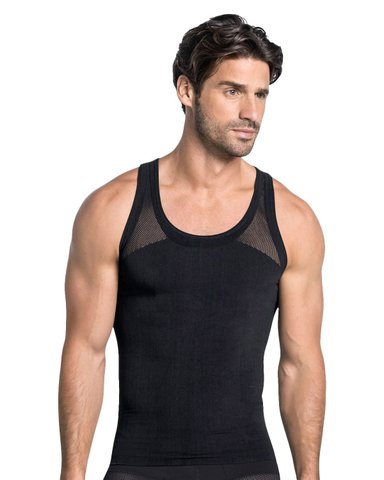 FAJAS HOMBRE LEONISA 35010 CONTROL DE ABDOMEN NEGRO - 1