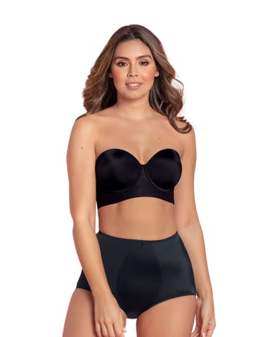 FAJAS MUJER LEONISA 233 PANTY CONTROL SUAVE NEGRO - 1