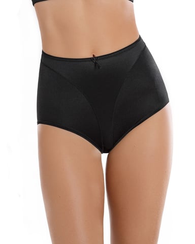PANTIES MUJER LEONISA 1214 PANTY CONTROL SUAVE NEGRO - 1