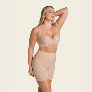 SHORT DE CONTROL DE ABDOMEN Y CINTURA QUE DISIMULA LA CELULITIS 012925 BEIGE - 6