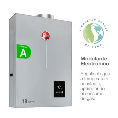 CALEFONT A GAS LICUADO 18 L RHEEM TIRO FORZADO - 4